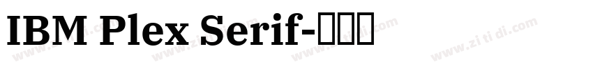 IBM Plex Serif字体转换